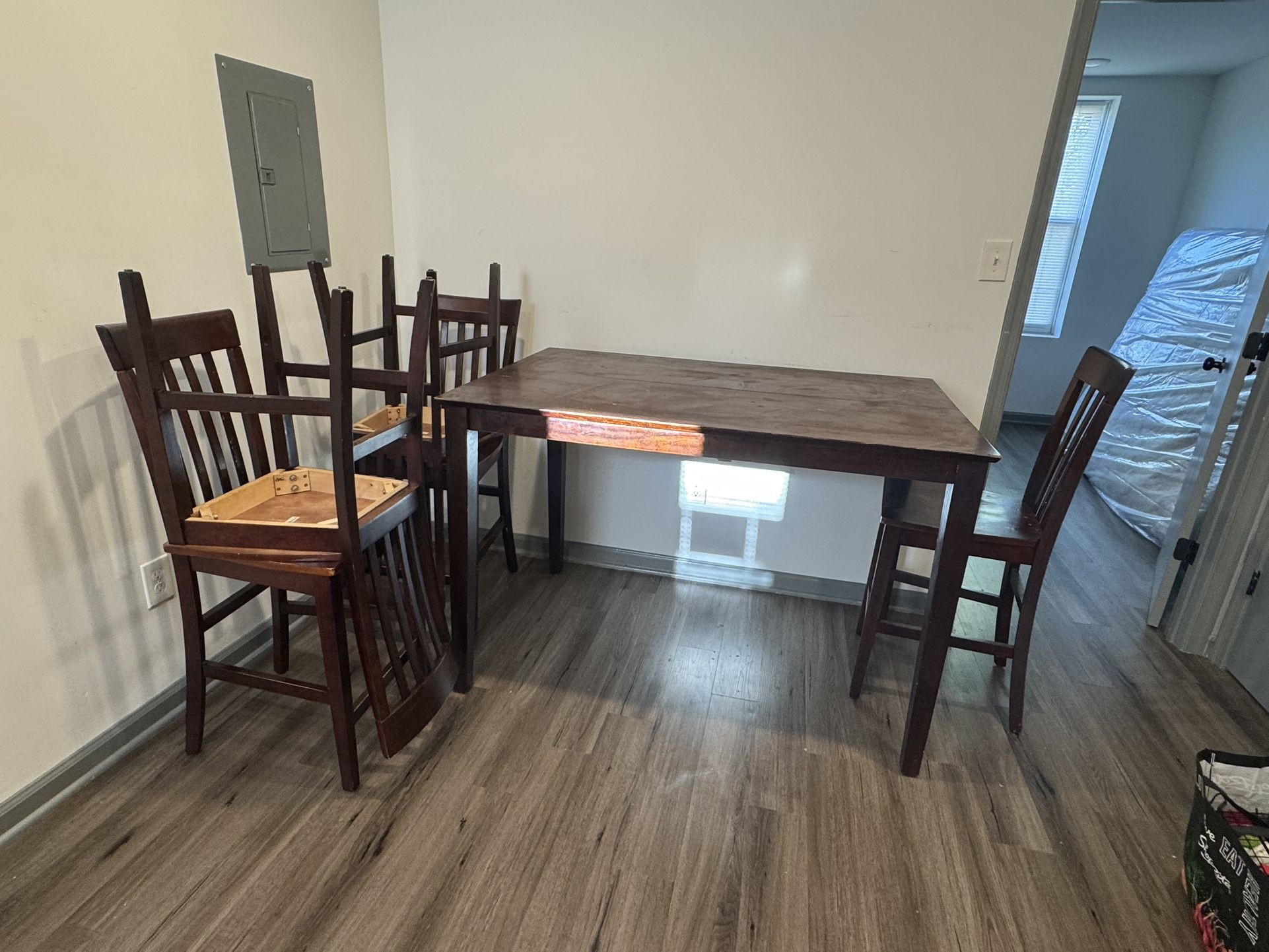 Used Wooden Dining Room Table