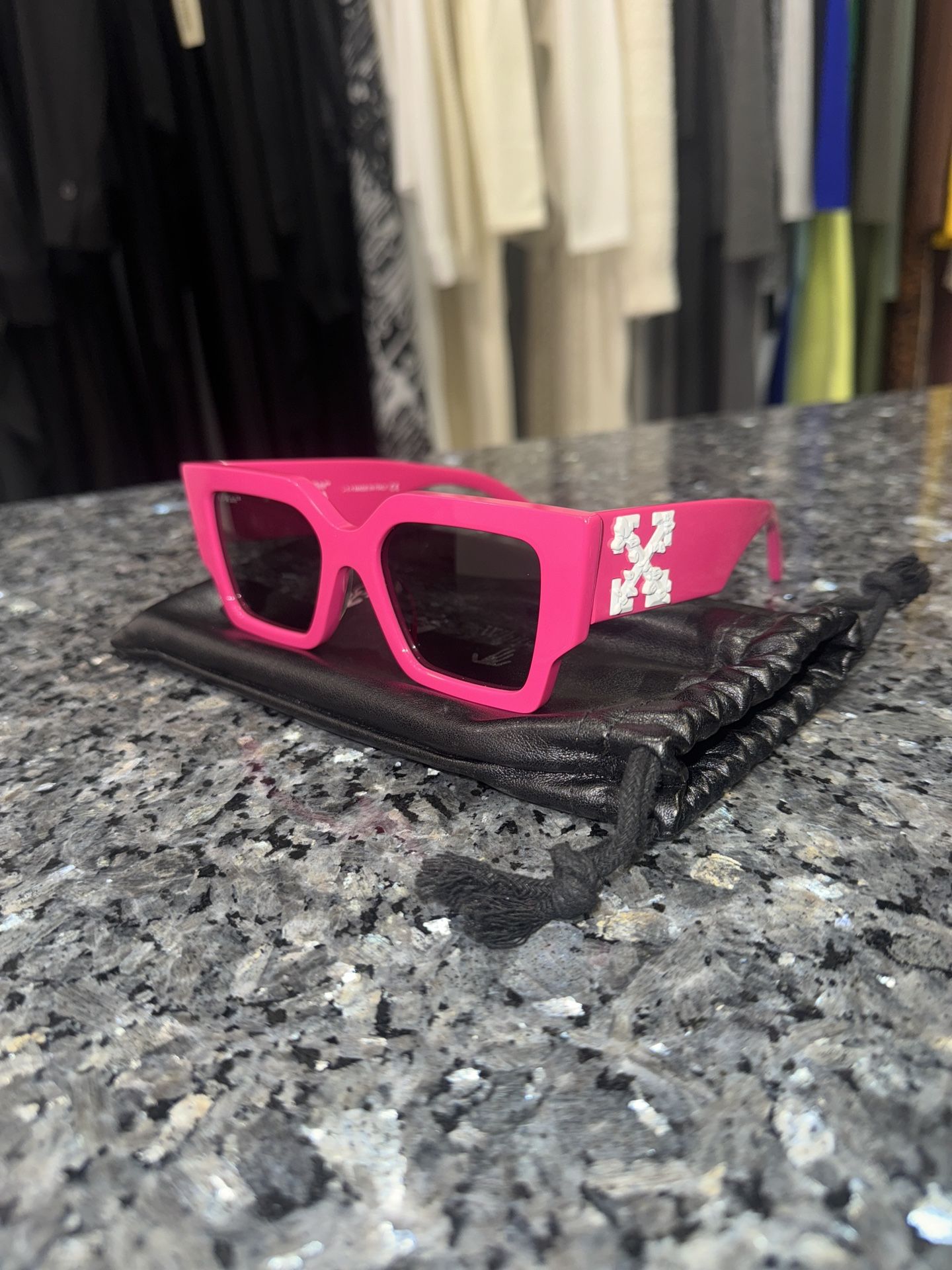 OFF WHITE Catalina Rectangular Frame Sunglasses 