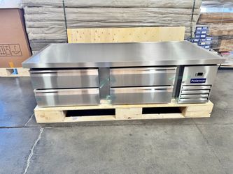 ❄️NSF Commercial Refrigerated Chef Base 74" (Base de Chef Refrigerada 74")