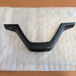 BMW F15 X5 F16 Carbon Steering Wheel Overlay