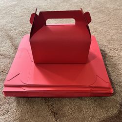 Red Gable Gift Boxes Pack Of 49