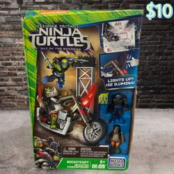 Mega Bloks TMNT - Rocksteady Moto Attack