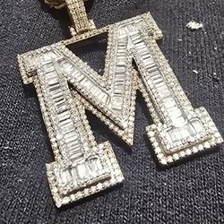 Diamon Baguette Pendant 