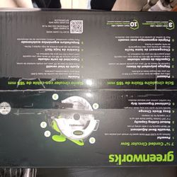 Brand New Circular Saw, Brand New Compact Reciprocating Saw, Brand New Crown Stapler 3/8