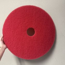 Global Industrial 20" Red Buffing Pad