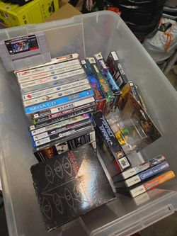 Games on segs saturn, ps2, ps5, n64, nintendo ds, ect