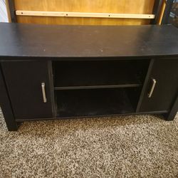 Black TV Stand Entertainment Center 