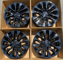 18” Lexus GX460 factory wheels rims gloss black new GX