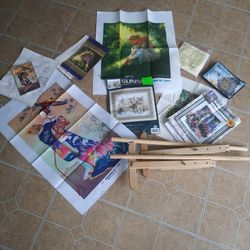 Cross Stitch And Frame