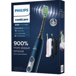 Philips Sonicare 6100 Protective Clean 2 Pack Power Toothbrush Brand New In Box 