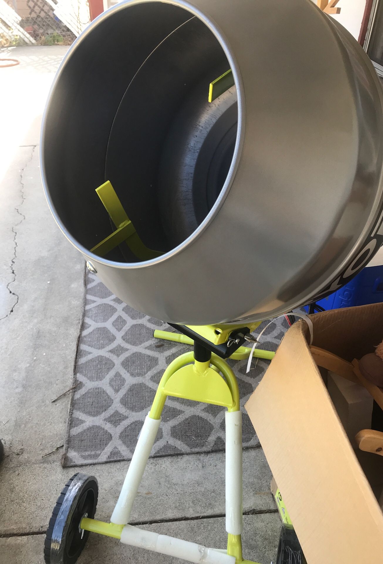 Ryobi cement mixer new just assembled for Sale in Azusa, CA OfferUp
