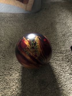 Bowling ball with bag