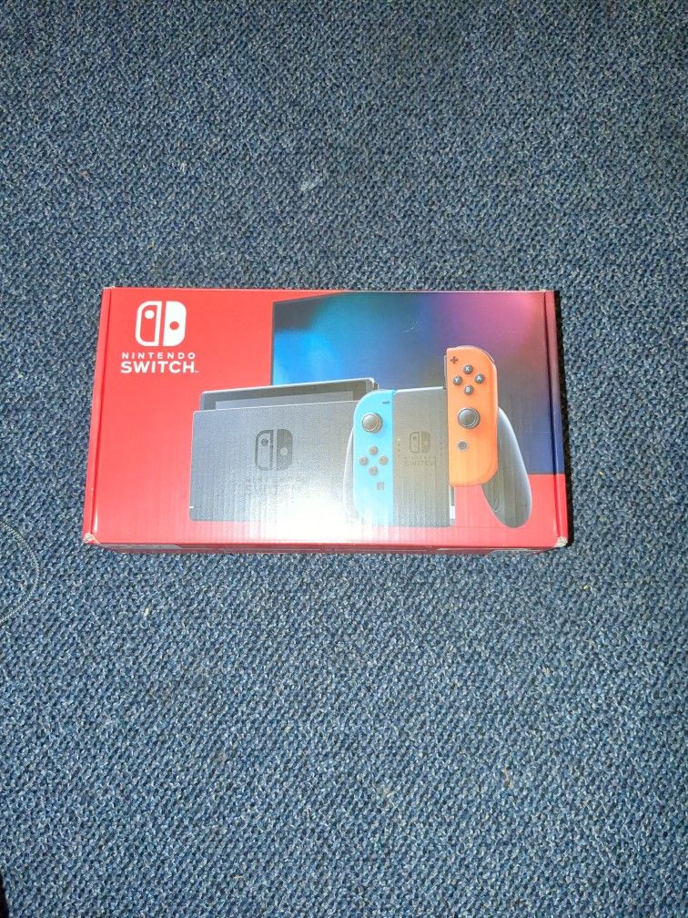 Nintendo Switch And Games w/Carrying Case