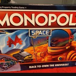 Monopoly Space Board Game, 2-4 Players, Ages 8 and Up