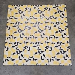 NEW 4ft. x 4ft. 9pc LEMON Art Wooden XL Wall Art 48x48 Commercial / Home