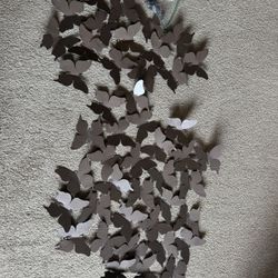 Butterfly Wall Art Metal Sculpture 