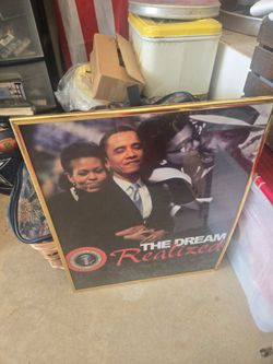 Vintage The Dream Realized Picture Frame