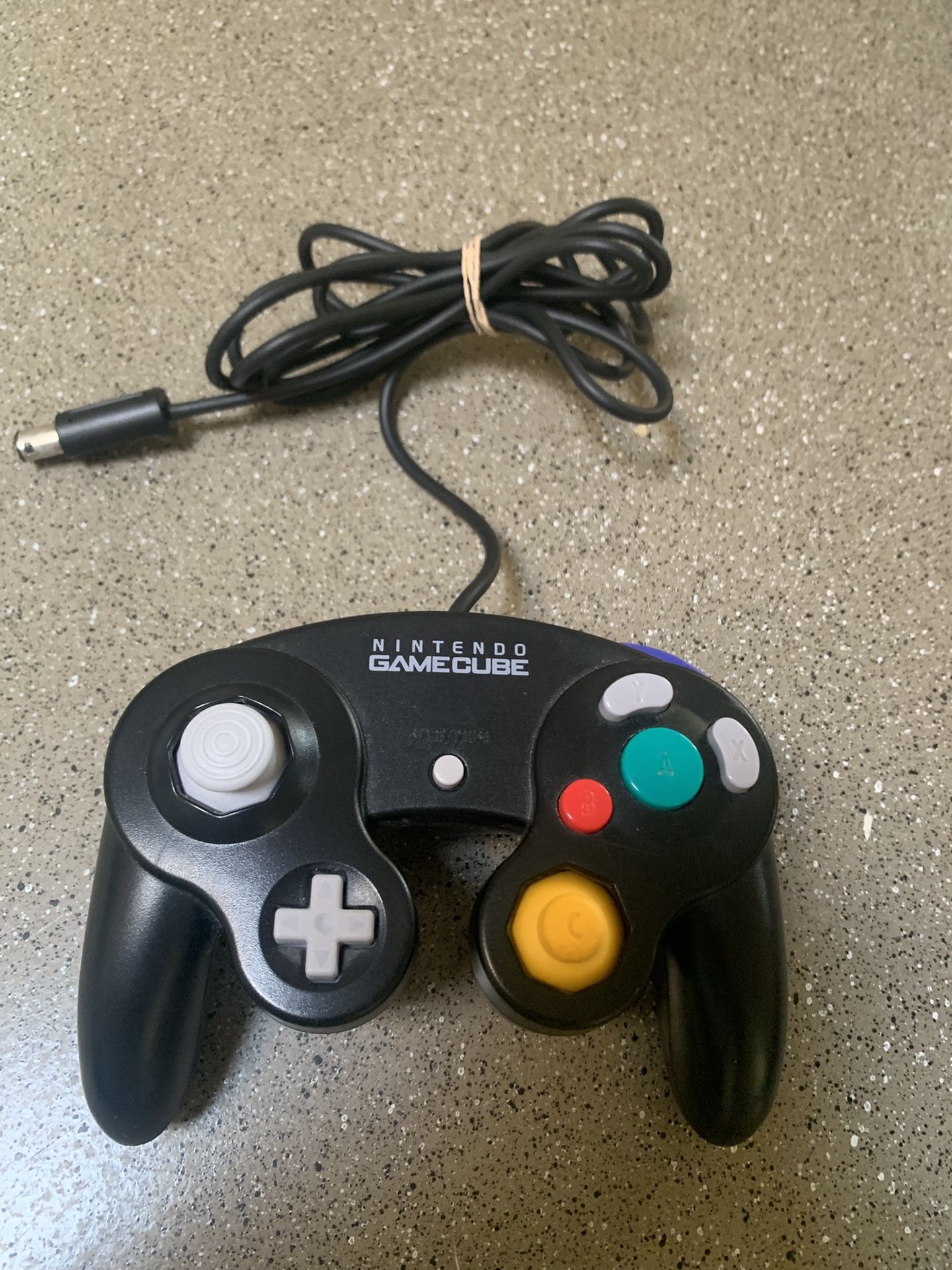 Official Black Nintendo GameCube Controller Original OEM Model DOL-003