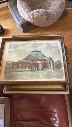 Framed picture union stadium