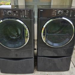 Kenmore Washer & Dryer W/ Pedestals