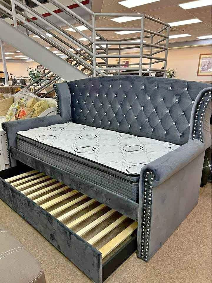 Just $10 Down Payment Finance ▪️Lucinda Gray Daybed ▪️ Brand New Home & Garden