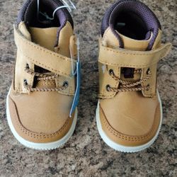 Infant Boys Stride Rite Boots Size 5.5 Tan Brand New