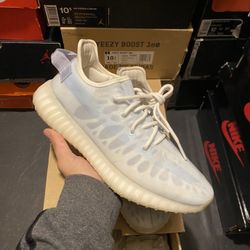 Adidas Yeezy 350 Mono Ice size 9.5 USED But Clean