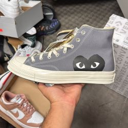 CDG Play Converse Comme des Garcons Grey