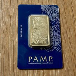 1 Ounce Gold Bar 