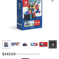 Nintendo Switch OLED Super Mario Bros Bundle 