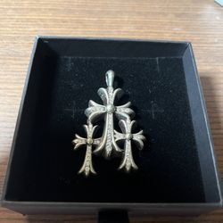Triple Cross Necklace 