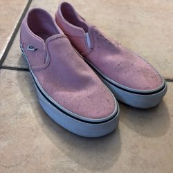 Pink Slip-On Vans