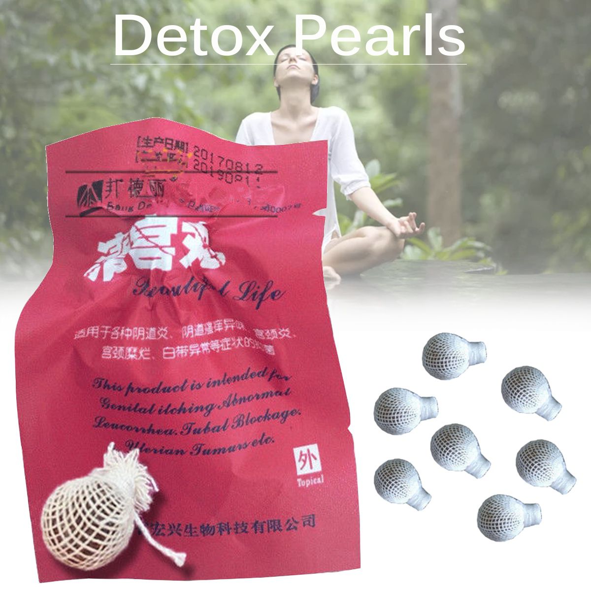 LOT of 24 Original Yoni Detox Pearls Tampon Vagi