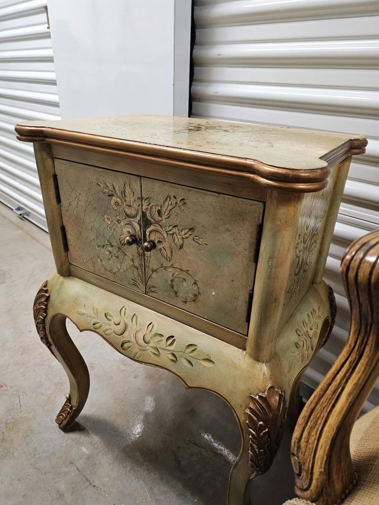 Antique Table And Chair