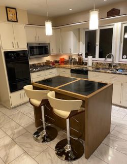 Waterfall Kitchen island