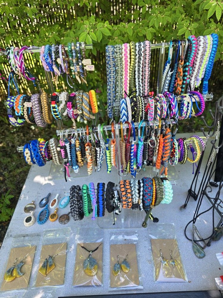 Handmade Bracelets, Keychains, Lanyards
