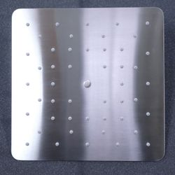 Signature Hardware Custom Single Function Rain Showerhead Brushed Nickel 10"