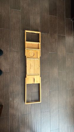 Bamboo Cabot Carlyle expandable bath tray