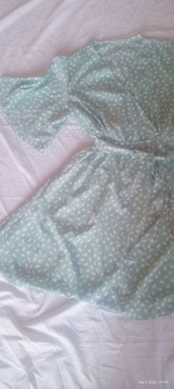 Soft green dress