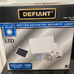 Defiant motion activated security light 