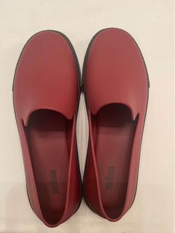 Melissa *Brand New* Puzzle Jelly Wedge. Beautiful burgundy and Black Colorway.