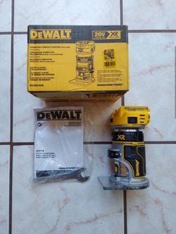 New Dewalt XR Compact Router 20V  - Tool Only.