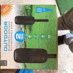 Outdoor Solar/battery Bluetooth Speakers