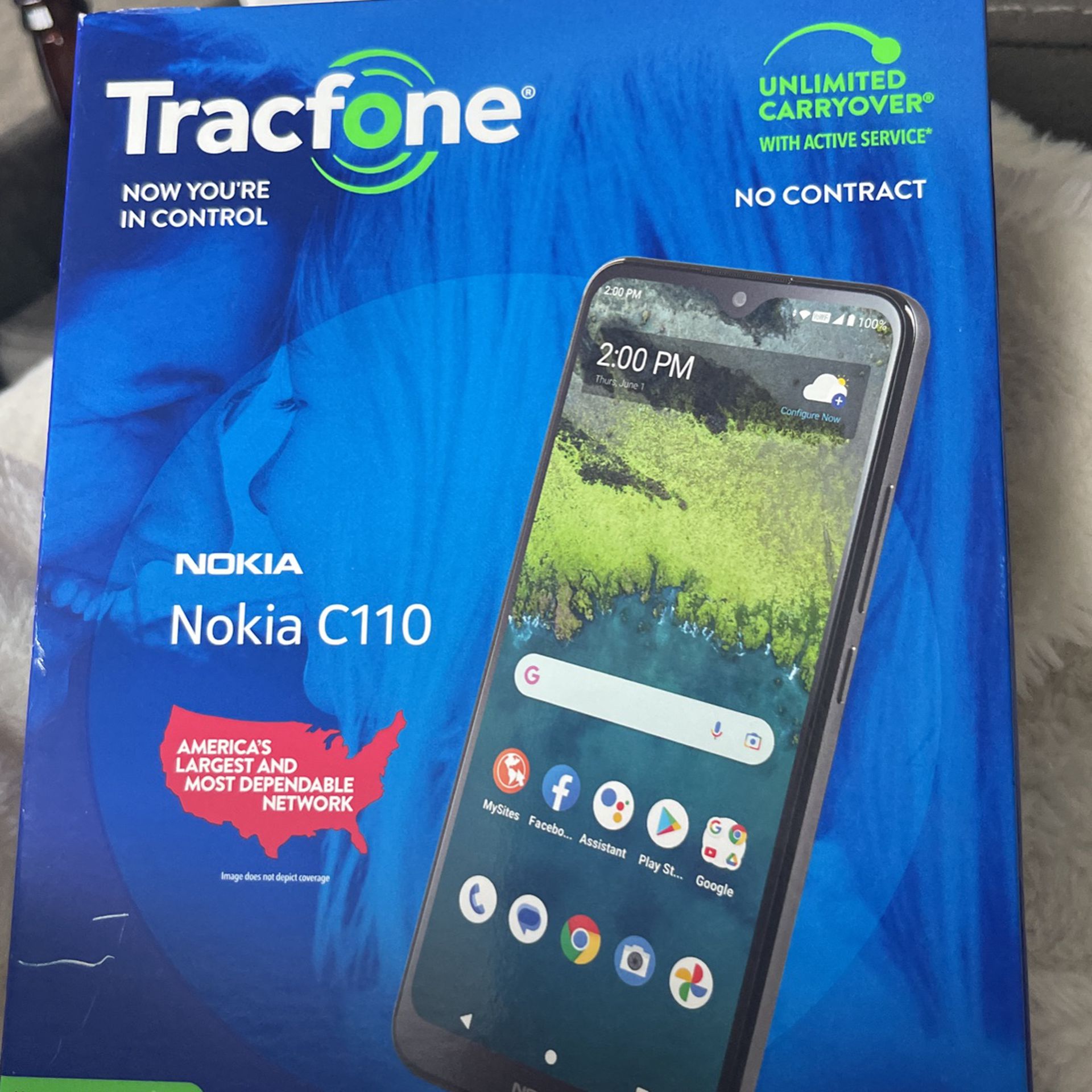Nokia  Tracfone C110, 32GB, -Prepaid Smartphone