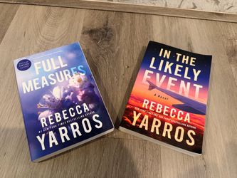 2 Rebecca Yarros Books – Full Measures & In the Likely Event fourth wing author