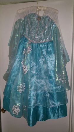 Disney store Elsa dress and shoes