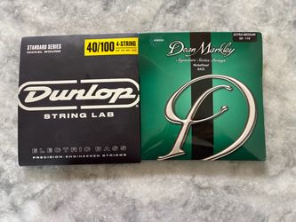 Dunlop & Dean Markley Bass Guitar Strings Bundle