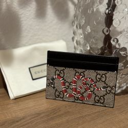 Authentic Gucci Leather Card Case Wallet