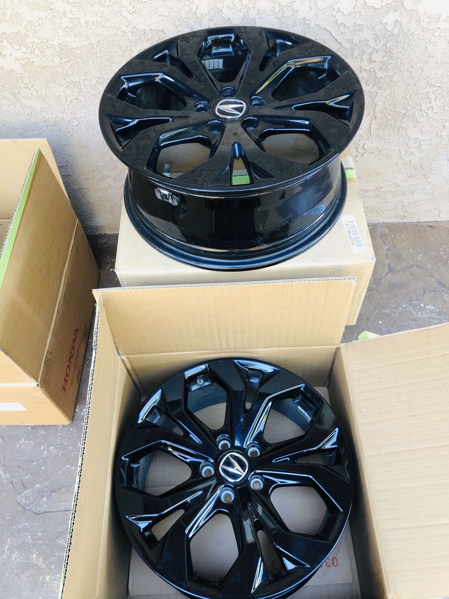 Acura OEM Black Accessory Wheels