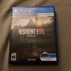 Resident Evil Biohazard (Ps4) Disc !